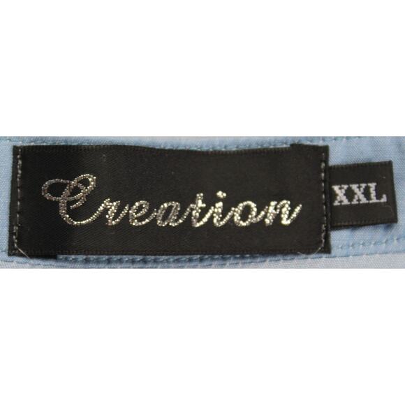 Creation XXL Sleeveless Button Front Tunic Top Boho Patchwork Floral Print - Picture 3 of 7